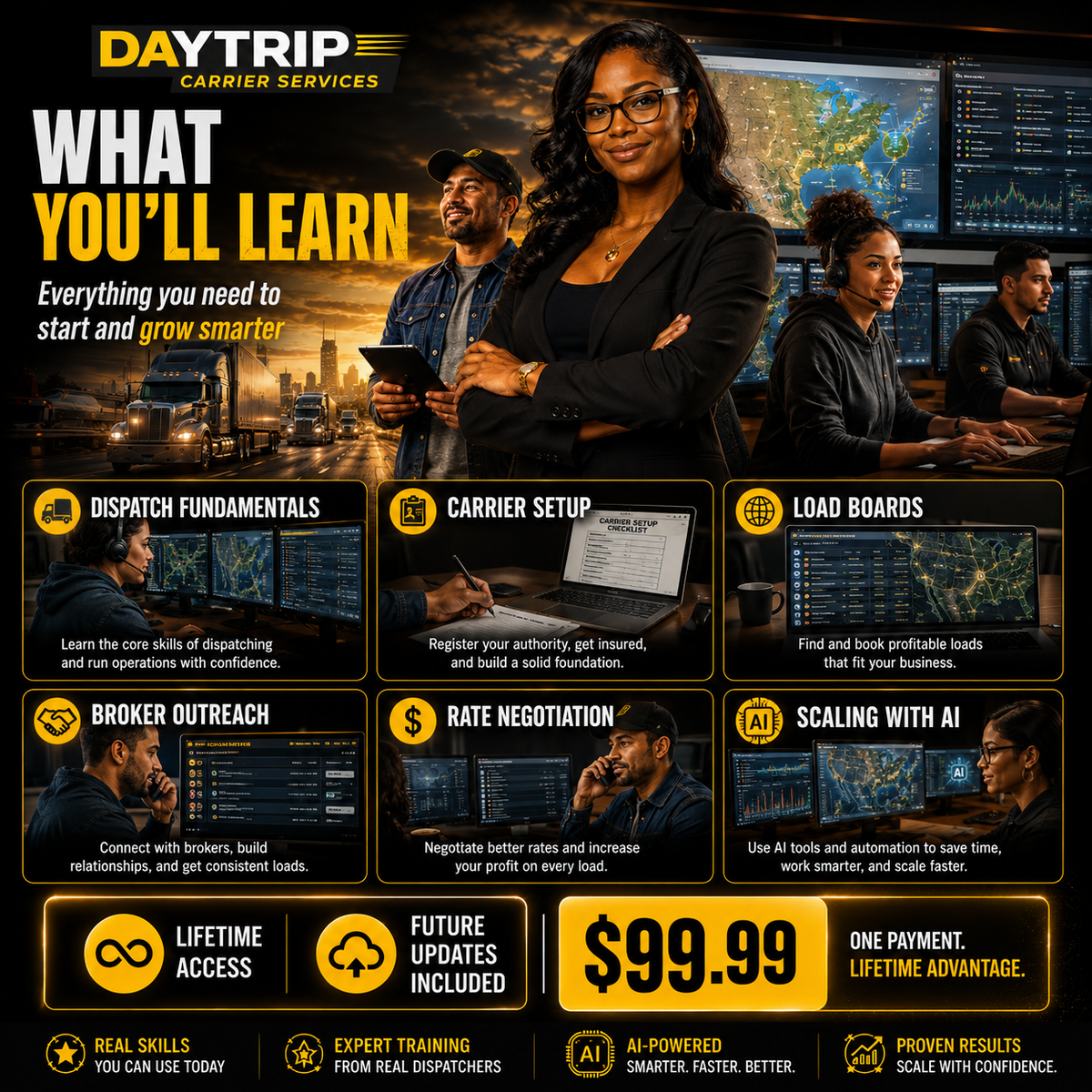 The Ultimate Dispatch Talk Course. Dispatch Mastery. Made with AI.