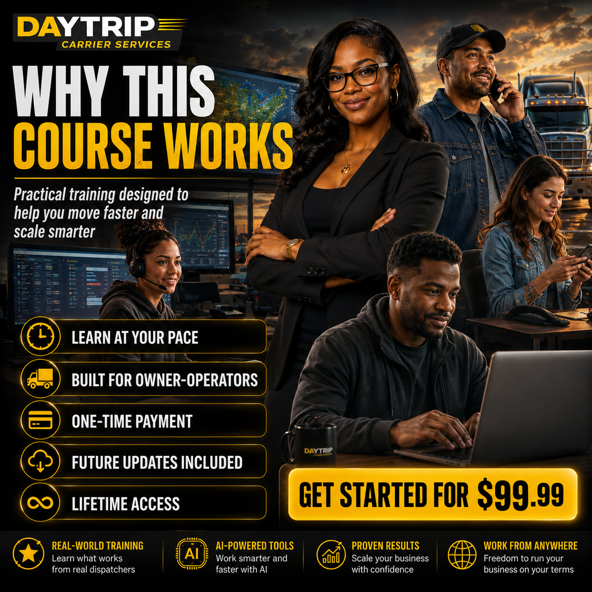 The Ultimate Dispatch Talk Course. Dispatch Mastery. Made with AI.