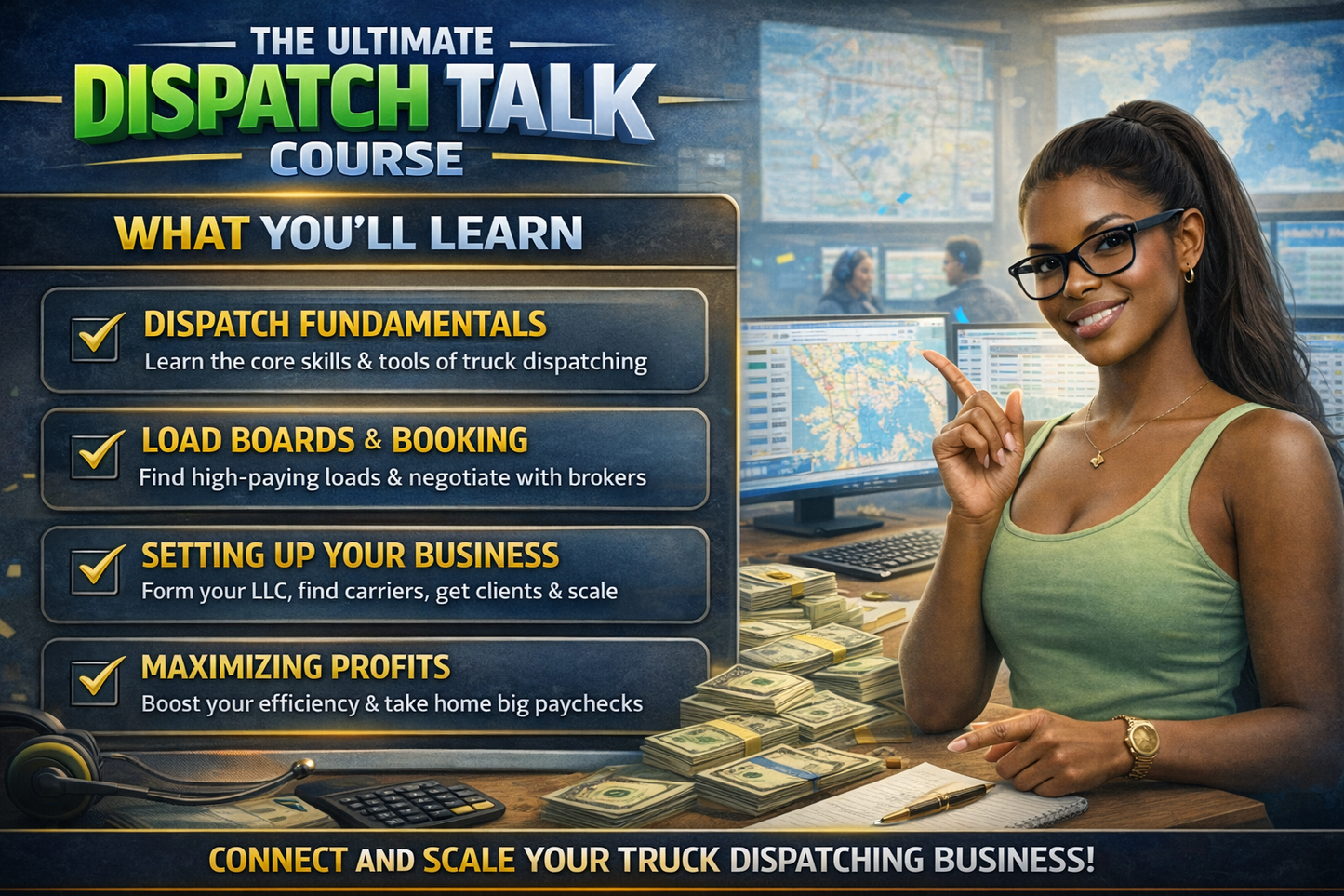 The Ultimate Dispatch Talk Course. Dispatch Mastery. Made with AI.